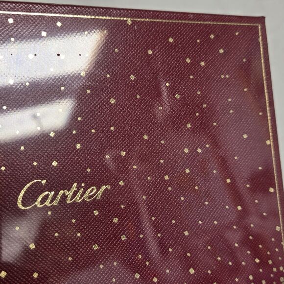 Cartier Celebration Red Gold Luxurious Stationery Card Envelope Set Designer - Picture 8 of 8